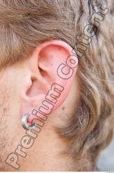 Ear Man White Casual Jewel Average